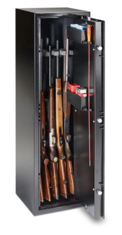 Coffre-fort Armoire à 5 fusils - Serrure à clé