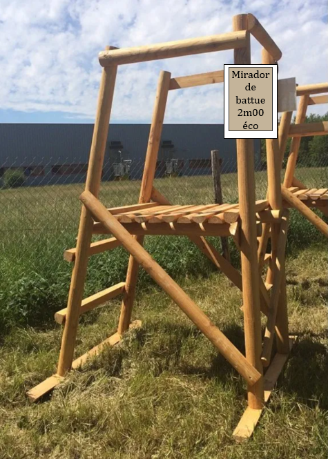 Tir, Sécurité, Chasse, Zone de tir, Matérialisation des angles de tirs, Mil Angulaire, Mirador, Pied télescopique, Chasse gros gibier, First Chasse, Poste de tir, 3 pas 5 pas, angle de tir, Matérialiser, fédération de chasse, carabine