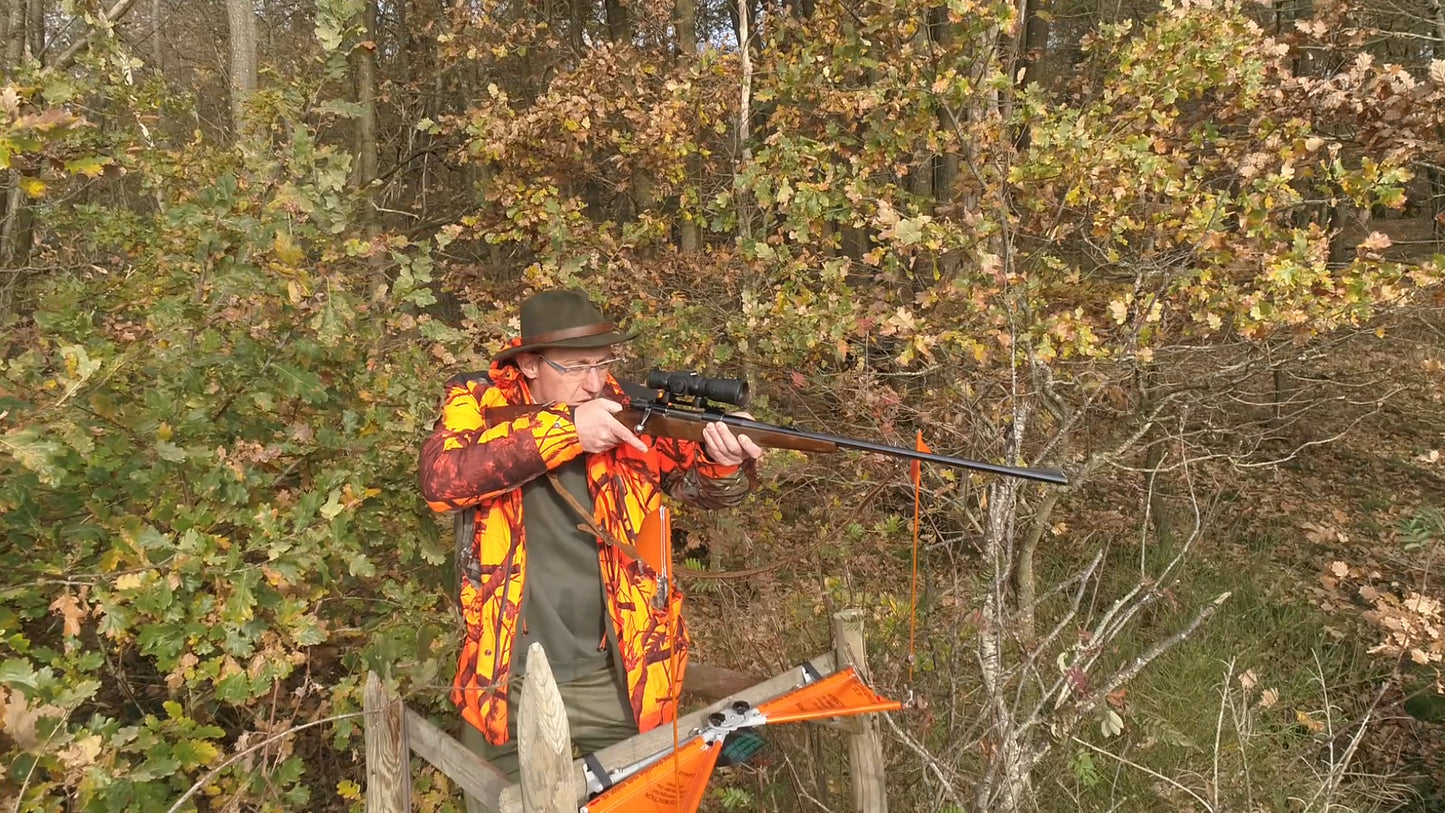 sécurité chasse angle de tir de 30 degrés