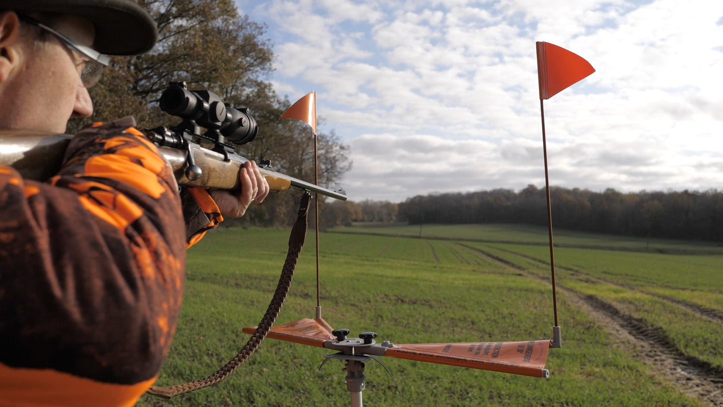 Lot de 5 Mil Angulaire sur pied télescopique (kit complet) et fixation sur mirador